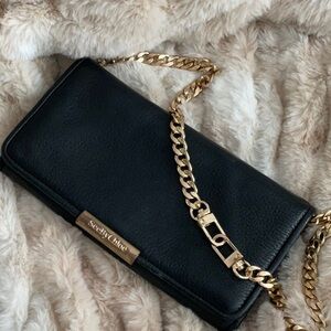 See by Chloe Black Leather Wallet Clutch